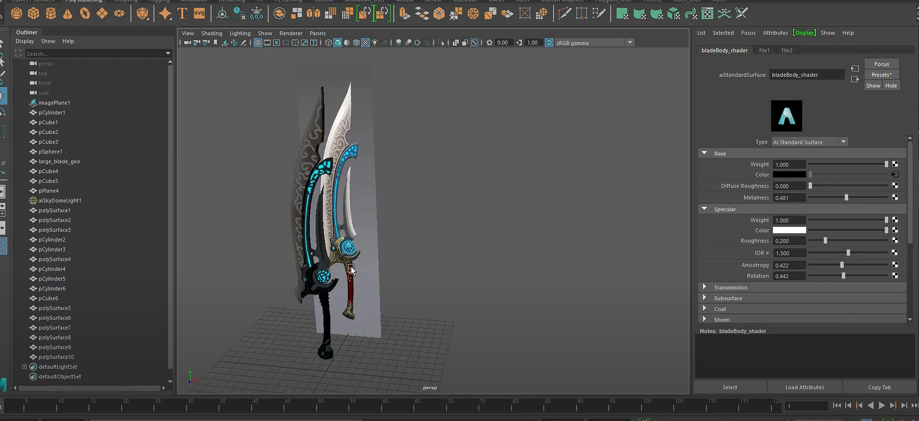 Sci-Fi Fantasy Dual Blades