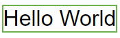 screenshot of changed button color with changed border