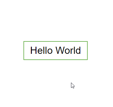 screenshot gif of colour change of button on hover